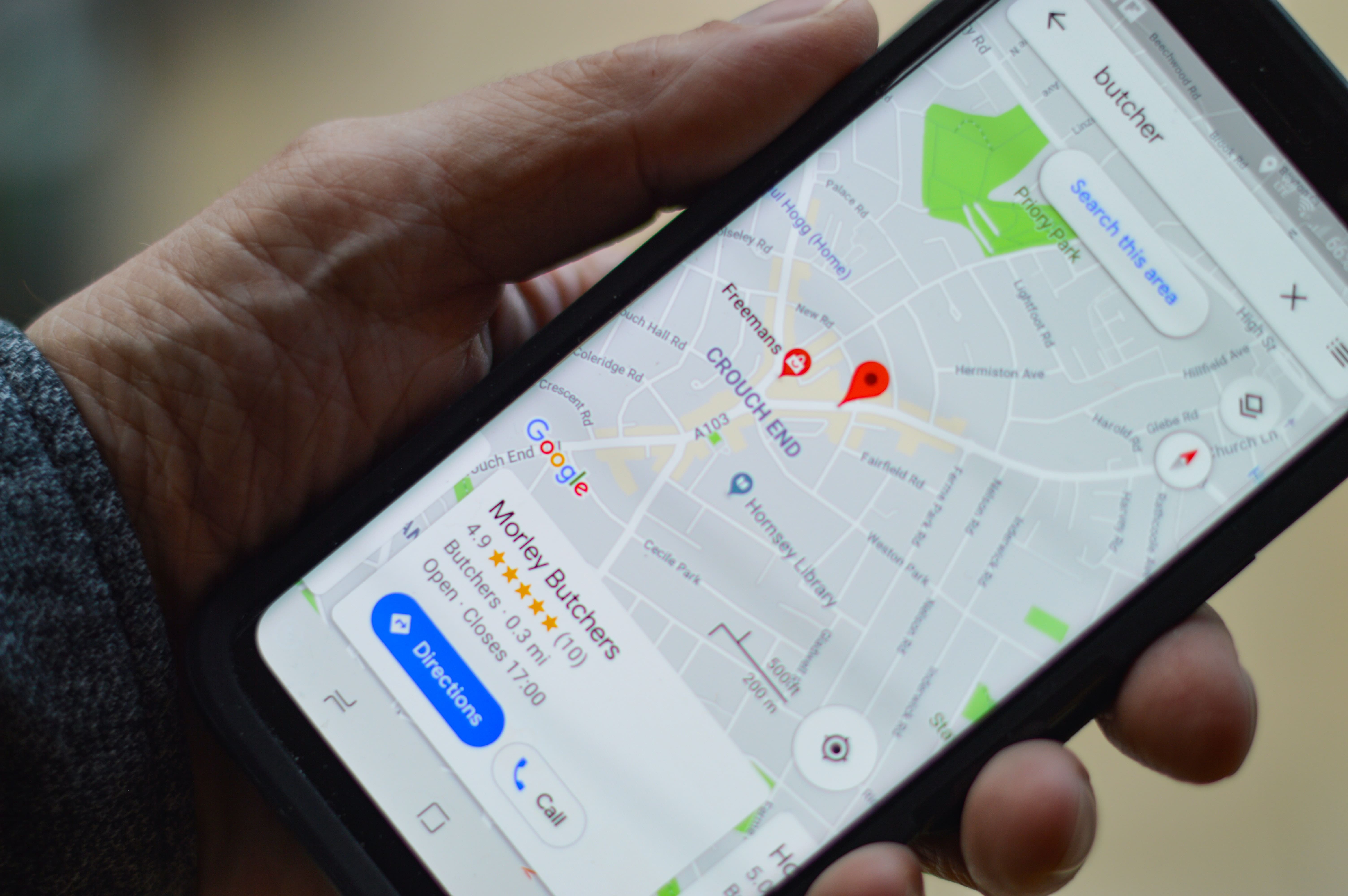 Local SEO Illustration - Google Maps